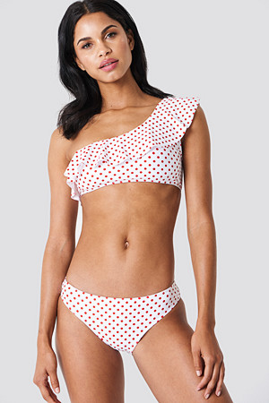 Hot Anatomy bikini, Dotted Bikini Panty vit Hot Anatomy bikini, Dotted Bikini Panty vit