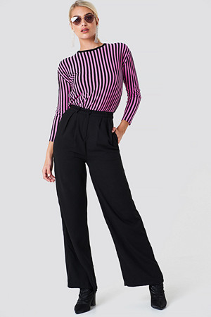 NA-KD bukse, Wide Pants svart NA-KD bukse, Wide Pants svart