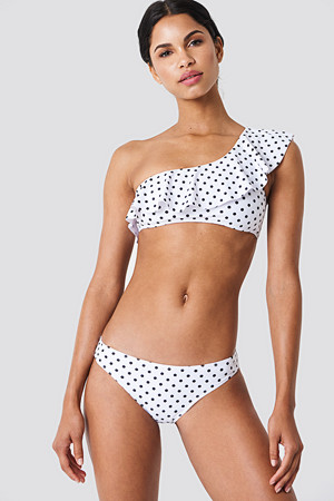 Hot Anatomy bikini, Dotted Bikini Panty vit Hot Anatomy bikini, Dotted Bikini Panty vit