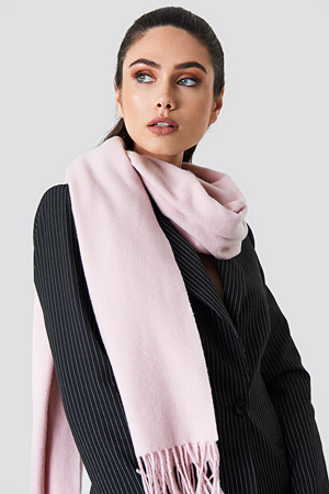 Samsøe & Samsøe skjerf, Accola Maxi Scarf rosa Samsøe & Samsøe skjerf, Accola Maxi Scarf rosa