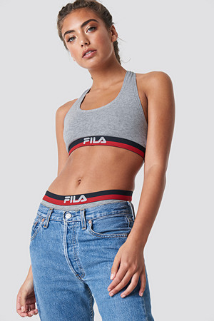 FILA Logo Bra FU6048 grå FILA Logo Bra FU6048 grå