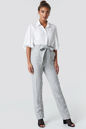 Mango bukse, Paper Trousers grå Mango bukse, Paper Trousers grå