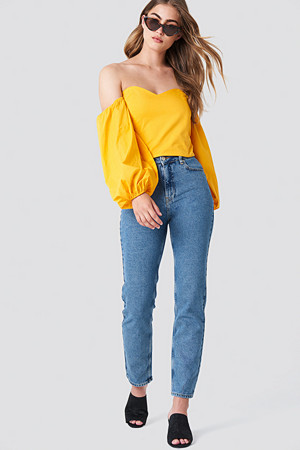 NA-KD Branded Jeans - Ankle Jeans NA-KD Branded Jeans - Ankle Jeans