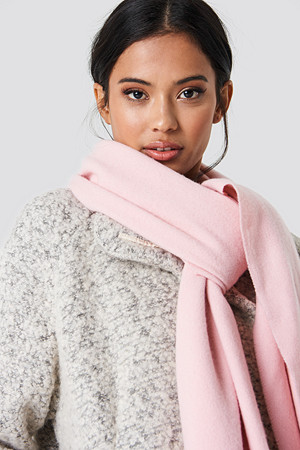 Samsøe & Samsøe skjerf, Accola Maxi Scarf rosa Samsøe & Samsøe skjerf, Accola Maxi Scarf rosa