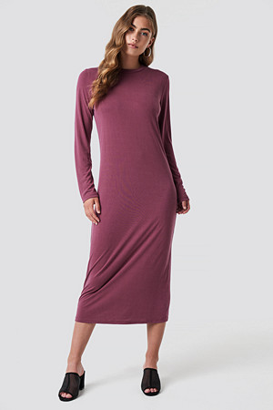 Rut&Circle kjole, Polo Midi Dress rosa Rut&Circle kjole, Polo Midi Dress rosa